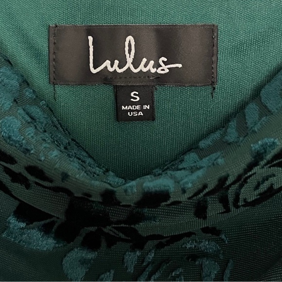 LULUS Noelle Forest Green Cowl Neck Slip Velvet Midi/Maxi Dress - Picture 6 of 8